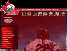 Tablet Screenshot of easternbaseballacademy.com